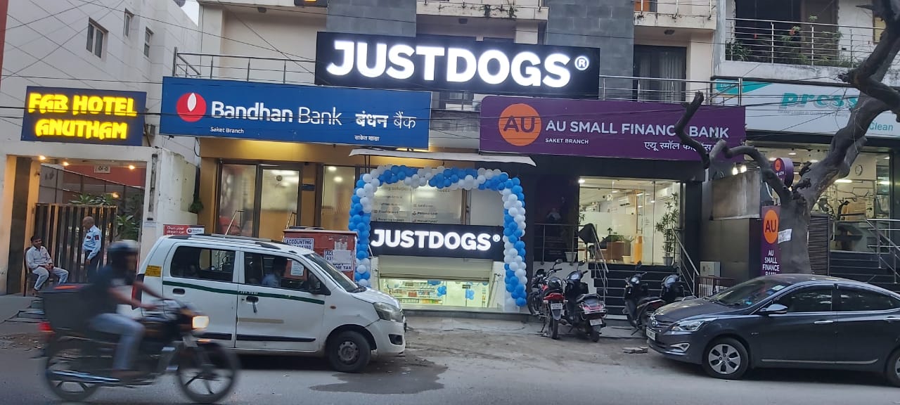 JUSTDOGS - Pet Store & Spa | Saket, Delhi feature image